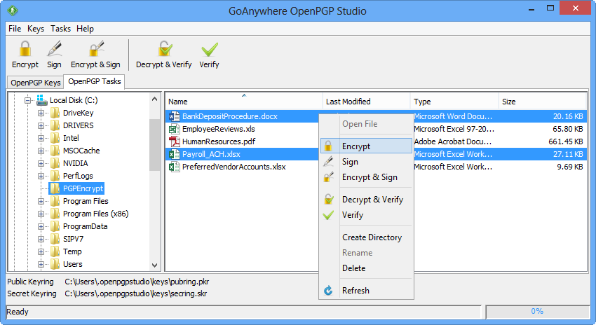 goanywhere openpgp studio