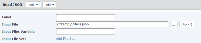 Read JSON Task Attributes Read JSON Task Attributes