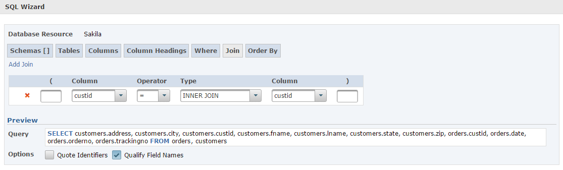 SQL Wizard - Join SQL Wizard - Join